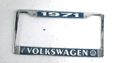 1971 Volkswagen VW Bubblehead Vintage California License Plate Frame BUG BUS T-3 picture