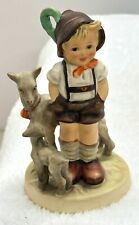 Goebel Hummel Figurine Little Goat Herder Germany  #200/0 Porcelain Vintage 1948 picture