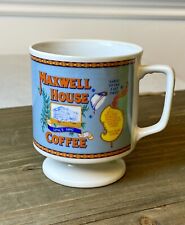  Vintage MAXWELL HOUSE Porcelain Coffee Cups Footed Mug-General Foods Corp picture