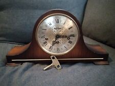 Vintage Kieninger Mantle Clock 3 Key Hole Westminster Chime Germany 16