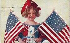 USA Patriotic Young Miss Columbia 1909  picture