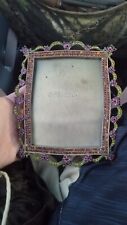 Vintage JAY STRONGWATER Elizabeth Tiara Picture Frame Gold and Jeweled ￼SPF 5161 picture