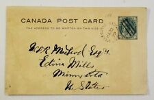 CANADA Postal Card ~ Postcard Posted 3/23/1899 - Hand Written Message picture