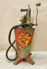 Vintage SHELL Service Station Oil Pump with Wayne Pints Meter picture