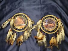 Julie Kramer Cole limited-edition Ceramic Feather Dreamcatcher Collector Plates picture