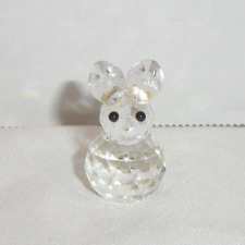 Swarovski Silver Crystal Figurine Baby Bunny Rabbit Sitting picture