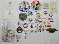Lot of vintage Political Buttons and related items picture