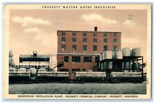 1941 Hardwood Distillation Plant Crossett Chemical Company Crossett AR Postcard picture
