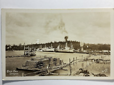 Early Coos Bay, Oregon Steamships Steamers RPPC Real Photo Postcard High Detail picture