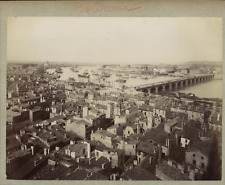 France, Bordeaux, view taken from the Tour Saint-Michel vintage albumen print Tira picture