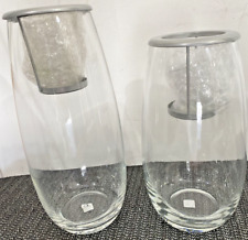 2-PartyLite Clearly Creative Votive Holders Medium &Tall # P90798M & P90798T-NIB picture