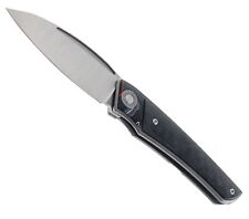 Two Sun Folding Knife Black G10/Carbon Fiber Handle M390 Plain Edge TS344-M390 picture