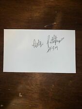 BILLY PETTIFORD - BASKETBALL - AUTOGRAPH SIGNED - INDEX CARD -AUTHENTIC -C1551 picture