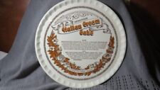Vintage 1983 Royal China Co. Round Serving Platter Italian Cream Cake Recipe picture