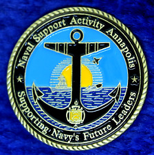 USN Naval Support Activity Annapolis Academy Challenge Coin PT-9 picture