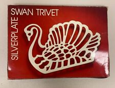 SILVERPLATE SWAN TRIVET F.B. ROGERS SILVER CO. picture
