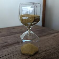 IKEA Tillsyn Gold Tone Beads 1.5 Minute 90 Second Decorative Hourglass Timer picture