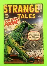 STRANGE TALES #89 GOOD/VERY GOOD CONDITION. 1961. 1ST APP FIN FANG FOOM. picture