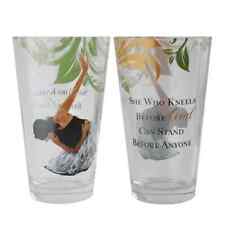 African American Praise Dancers Drinking Glass Set picture