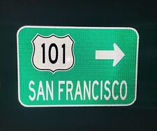 SAN FRANCISCO Hwy 101 California route road sign, 18