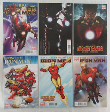 Invincible Iron Man #25 Variant Cover Set of 6 Marvel Comics 2010 Photo Variant picture