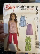 2010 McCall’s Sewing Pattern 6009 Size 7-14 Cut and Complete  picture