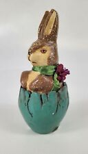 Katherine's Collection Bunny Rabbit Hare Cracked Egg Candy Trinket Box Easter picture