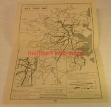 Boston MTA/Metropolitan Transit Authority~Fare Map~1953~Surface & Rapid Transit picture