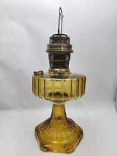 Vintage Aladdin Model B Oil Lamp Corinthian Dark Amber With Burner Assembly HTF picture