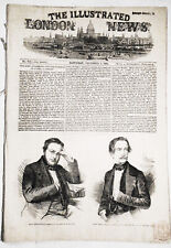 Illustrated London News December 1, 1855 original. Crimea War Map; Sardinia, etc picture