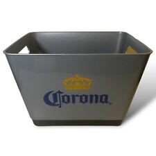Corona Extra Ice Bucket For Beer & Beverages 11”Lx8”Wx7”H Plastic Brand New Grey picture