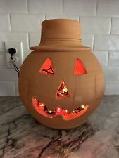 Vintage Craven Pottery Jack-O’-Lantern Handmade LARGE 12” Tall picture