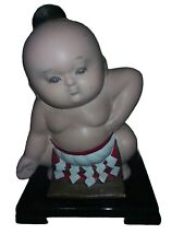 Vintage Gump's Hakata Doll Japanese 1950's Bisque Porcelin Sumo ONE DAY AUCTION picture