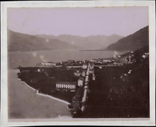 Carlo Brogi, Lake Como, Panorama di Bellano vintage albumen print draw at  picture