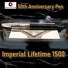 Sheaffer Imperial LIFETIME 1500  Fountain Pen 14K 50th Anniversary 1963 Tested picture