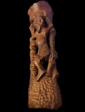 Vintage Native Artisan Hand Carved Wooden Makonde Tree of Life African Ebony Art picture