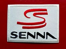 SENNA FORMULA ONE MCLAREN RACING RALLY MOTORSPORT EMBROIDERED PATCH UK SELLER  picture