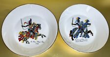 Vtg Humphrey de Bohun Percy Earl Of Hereford Sir Harry Hotspur Plates Lot Of 2 picture