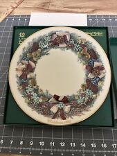 Lenox Colonial Christmas Wreath Series 1982 Massachusetts Plate Collectible- USA picture