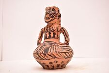 Atq NATIVE American Indian MOJAVE Maricopa Effigy Pottery Jug Pitcher Painted picture