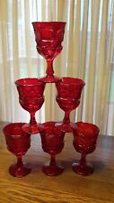 Vintage Red Fostoria Goblets  picture