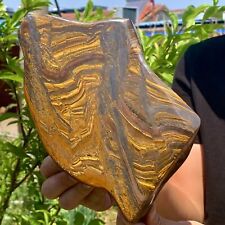 5.64LB Rare Natural Beautiful Yellow Tiger Crystal Mineral Specimen Healing picture