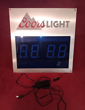 Coors Light Feature Clock 24