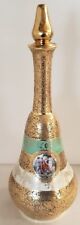 Le Mieux 24 K Hand Decorated Decanter / Tall Bottle Made in France Vintage 1930s picture