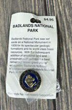 Vintage Badlands National Park Pin Souvenir 7/8”￼ picture