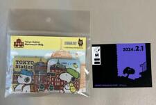 Snoopy Town Tokyo Station Limited Acrylic Magnet With Sticker picture