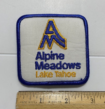Alpine Meadows Lake Tahoe California Ski Resort Skiing Embroidered Patch Badge picture