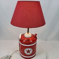 Retro Texaco Gas Can Table Lamp 19 Inch Tall w/ Shade picture