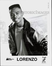 1992 Press Photo Singer Lorenzo - srp11872 picture