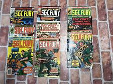 SGT. Fury and His Howling Commandos Marvel Comics Lot of 9 picture